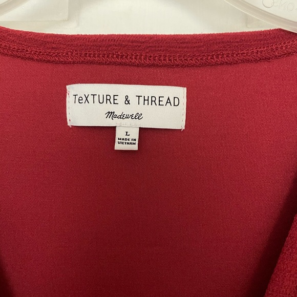 Madewell Texture & Thread Wrap Top - Picture 4 of 8
